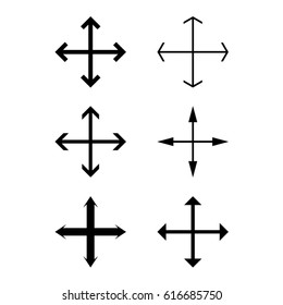 info-graphic black arrows