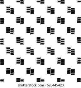 Infographic blocks on signpost pattern seamless in simple style vector illustration