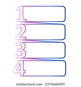 infographic blocks steps art drawn business theme