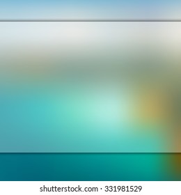 infographic with blur background blue vector glass web blurred