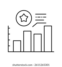 infographic bonus line icon vector. infographic bonus sign. isolated contour symbol black illustration
