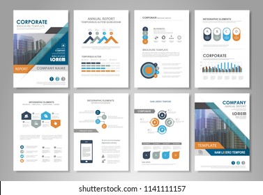 Purple Abstract Presentation Slide Templates Infographic Stock Vector ...