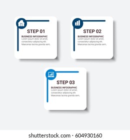 Infographic Brochures Design. Vector 