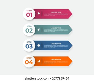 Infographic business banner template design