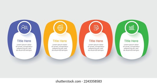 Infographic business banner template design