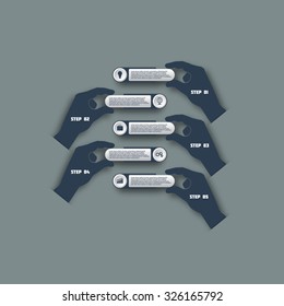 Infographic business  concept. Eps 10