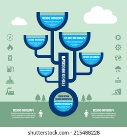 Infographic Business Concept With Icons - Capacity And Pipes System Vector Illustration. Creative Banner Of Clear Water. Design Elements. 