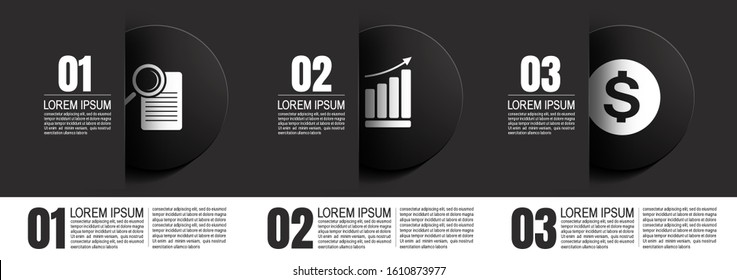 infographic business data, process chart design template for presentation. abstract timeline elements, vector illustration, EPS10.