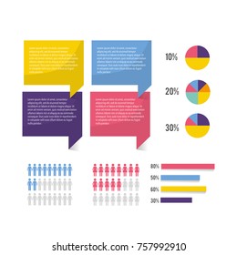 infographic business diagram with data information