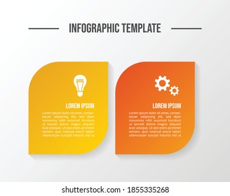 Infographic with business icons. Vector