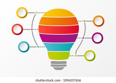 Infographic. Business idea - empty layout. Vector.