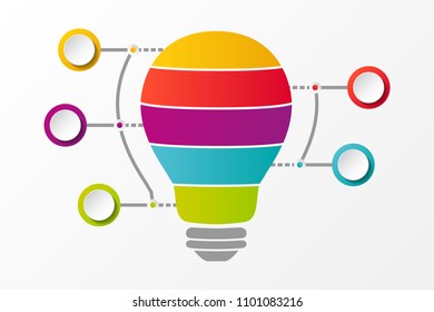 Infographic. Business idea - empty layout. Vector.