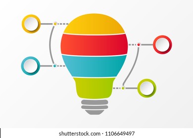 Infographic. Business idea - empty layout. Vector.