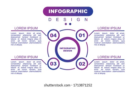 infographic for business. presentation template. vector design 