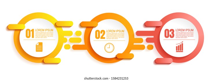 infographic, business, process chart design template for presentation. abstract timeline elements, vector illustration, EPS10.