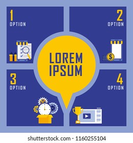infographic business process chart presentation