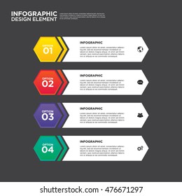 Infographic business report template layout design element vector illustration can be used for workflow, layout, and number