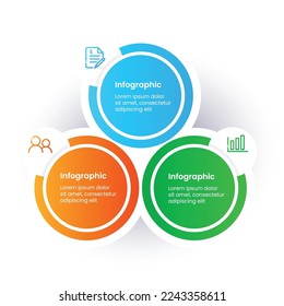 Infographic business template design. Vector infographic design