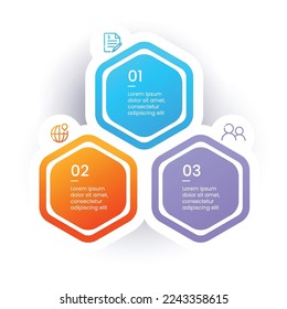 Infographic business template design. Vector infographic design