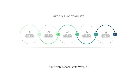 Infographic business template with elements