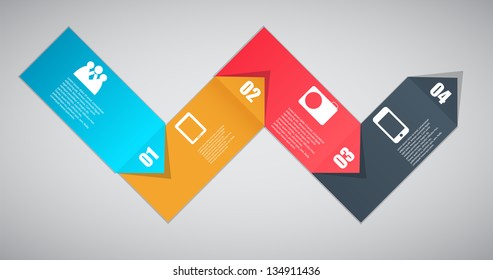 Infographic business template vector illustration
