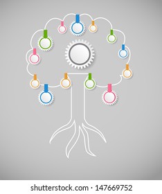 Infographic business template vector illustration