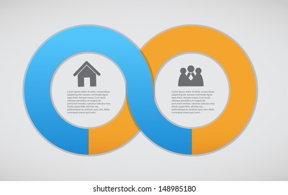Infographic business template vector illustration