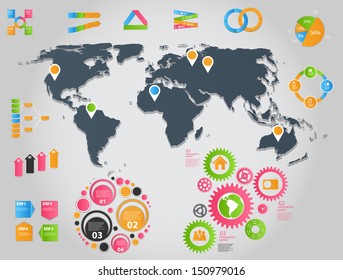 Infographic business template vector illustration