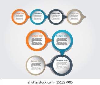 Infographic business template vector illustration