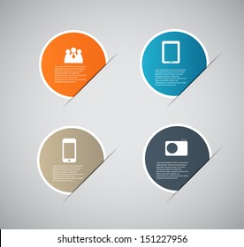 Infographic business template vector illustration