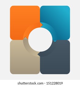 Infographic business template vector illustration