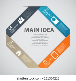 Infographic business template vector illustration