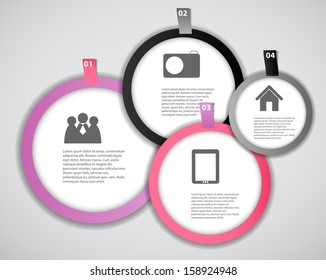 Infographic business template vector illustration
