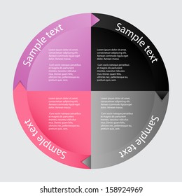 Infographic business template vector illustration
