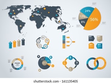 Infographic business template vector illustration