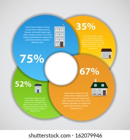 Infographic business template vector illustration