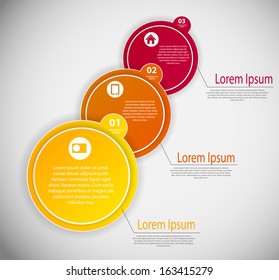 Infographic business template vector illustration