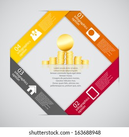 Infographic business template vector illustration