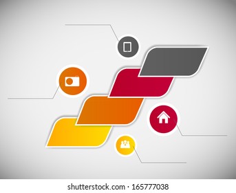 Infographic business template vector illustration