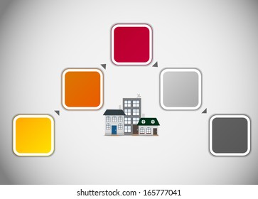 Infographic business template vector illustration