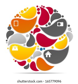 Infographic business template vector illustration