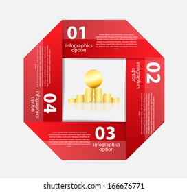 Infographic business template vector illustration