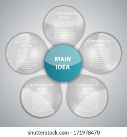 Infographic business template vector illustration