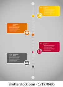 Infographic business template vector illustration