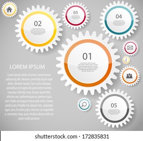 Infographic business template vector illustration
