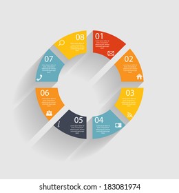 Infographic business template vector illustration