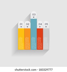 Infographic business template vector illustration