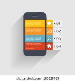 Infographic business template vector illustration