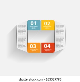 Infographic business template vector illustration