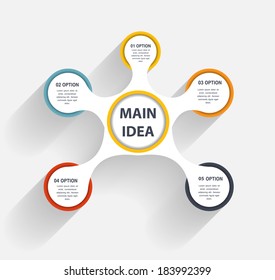 Infographic business template vector illustration